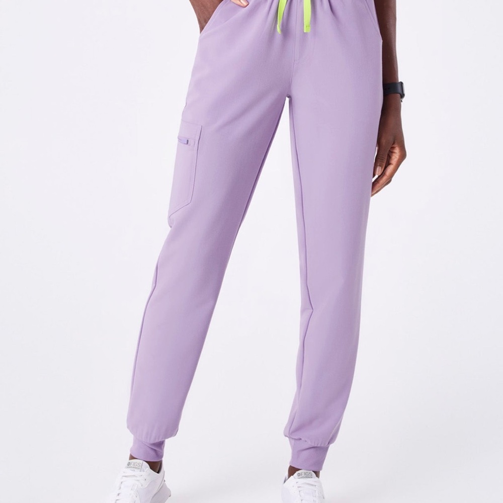 Figs high waisted Zamora joggers Ladender Dew